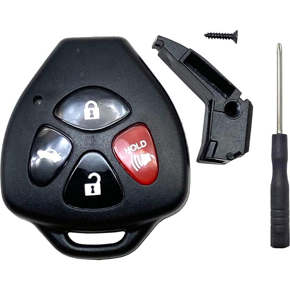 Carcasa de Llave Remota Toyota 4 Botones - Reemplazo