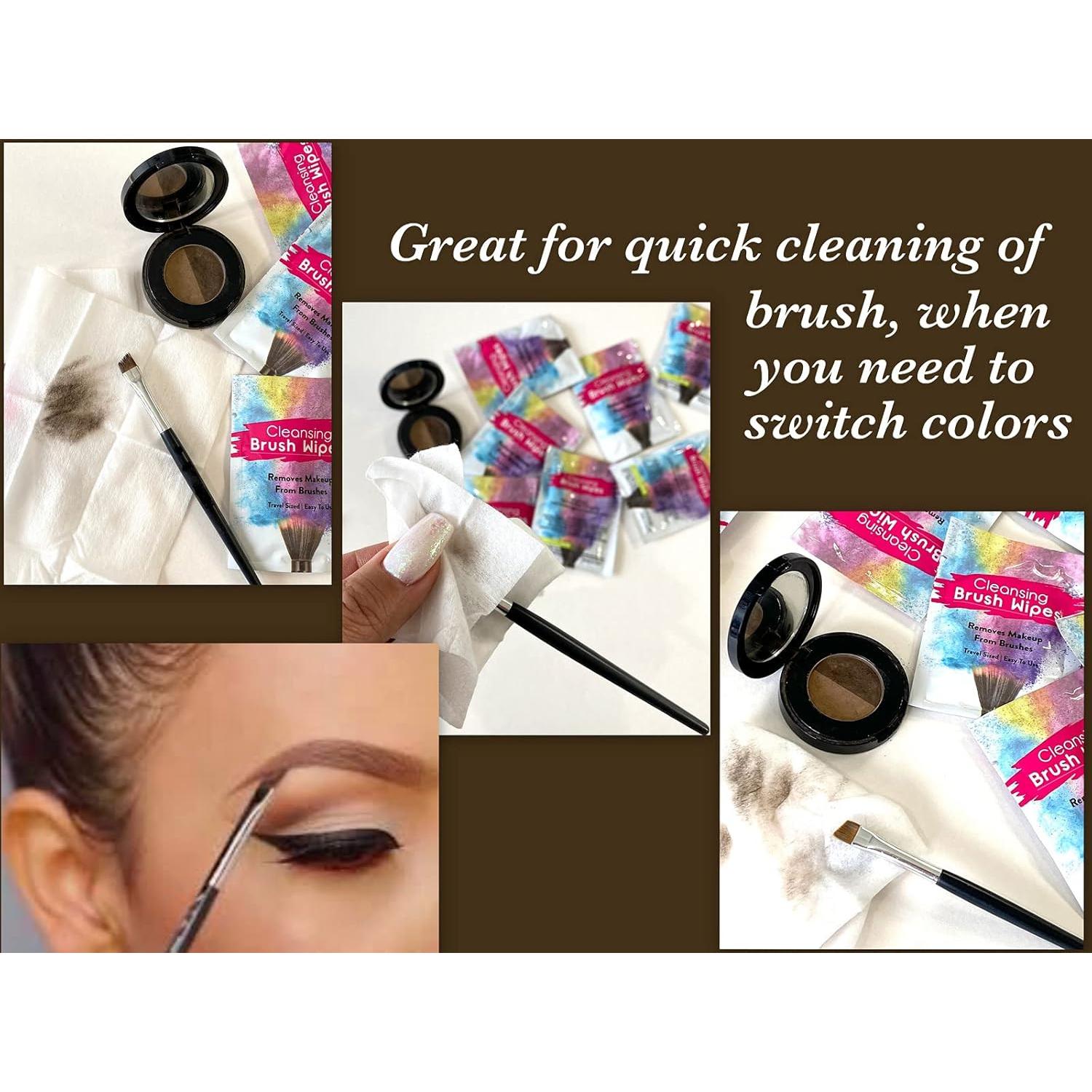 Toallitas de Limpieza para Brochas de Maquillaje Evriholder 24 Unidades