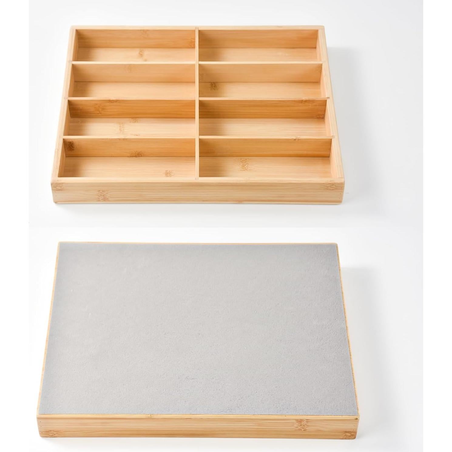 Natural bamboo Glasses Eyeglass Eyewear Sun glasses Sunglasses Box Storage Case Tray Display Showcase Organizer Box