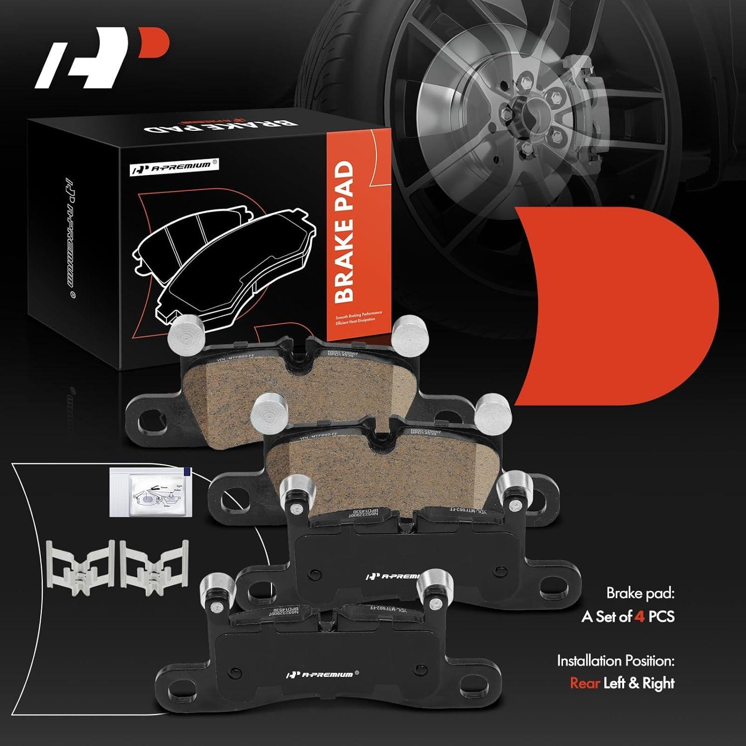 Juego de Pastillas de Freno Cerámicas A-Premium Porsche y VW