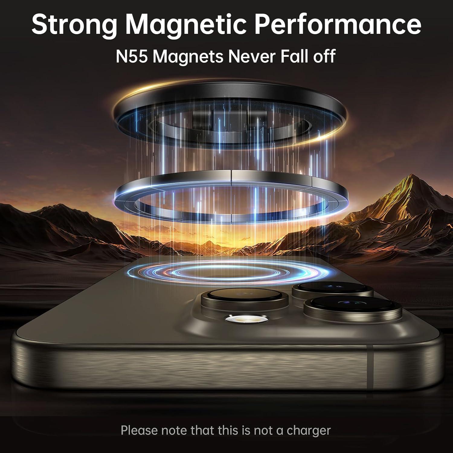 Soporte Magnético para Coche SYNCWIRE MagSafe 360° Fibra de Carbono