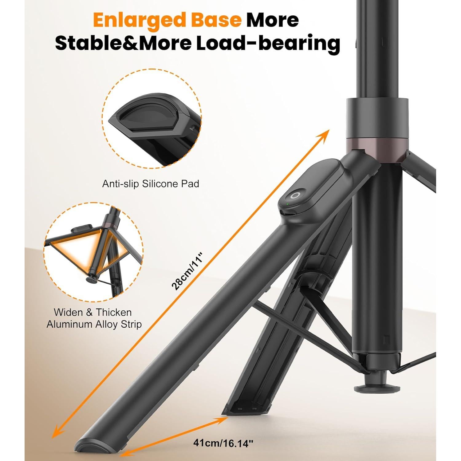 Trípode Automático TONEOF 70" (180cm) con Control Remoto Negro