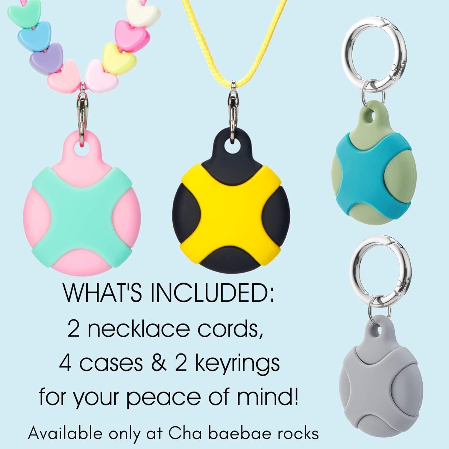 Collar Ajustable AirTag CHABAEBAE para Niños y Adultos - Impermeable