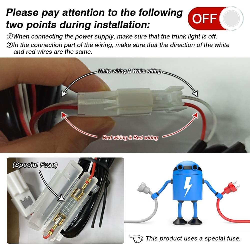 Luces LED de Carga Powerty para Toyota RAV4 2019-2021 - 2 Pcs