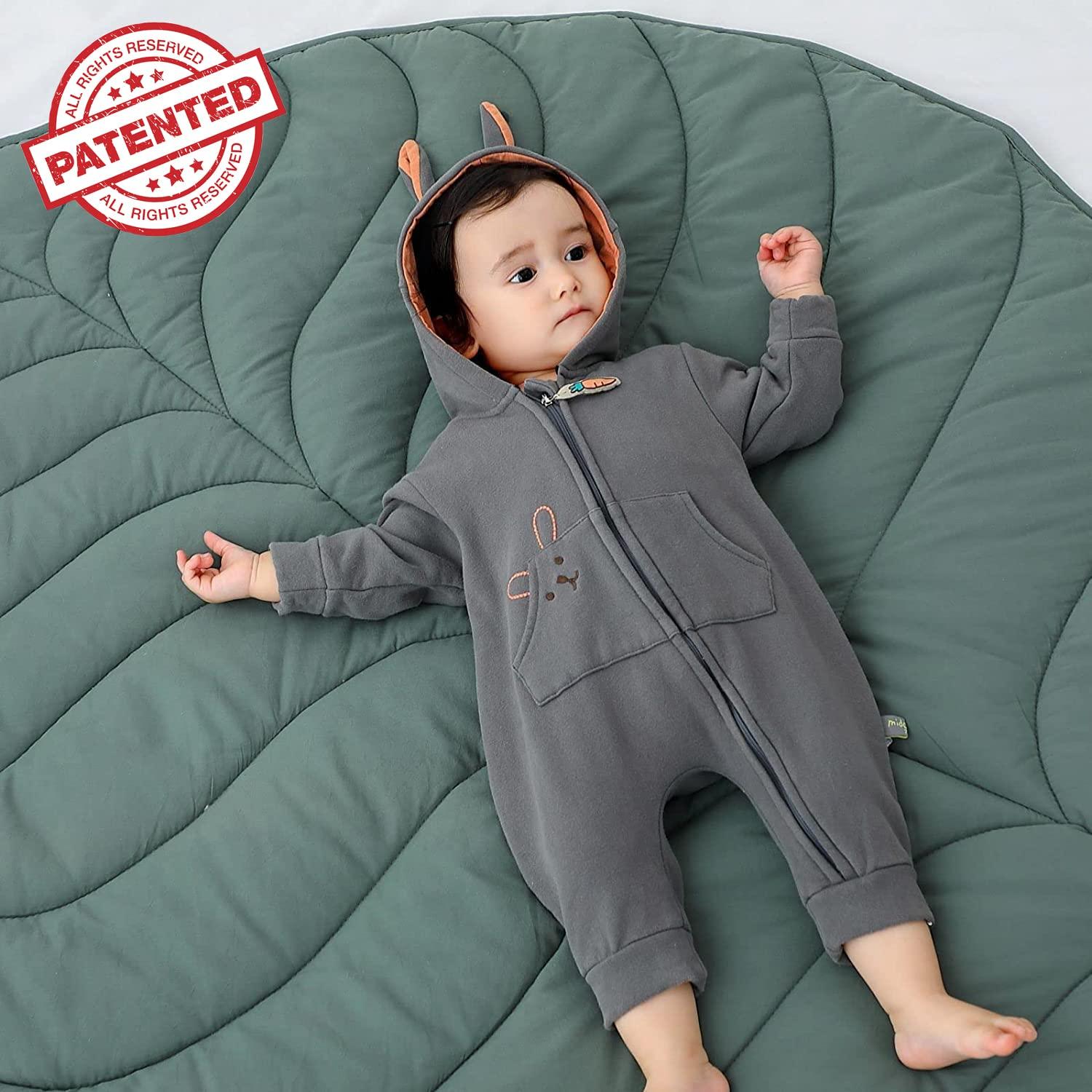 Alfombra de Algodón Letalong Hoja Verde 143x107 cm Lavable