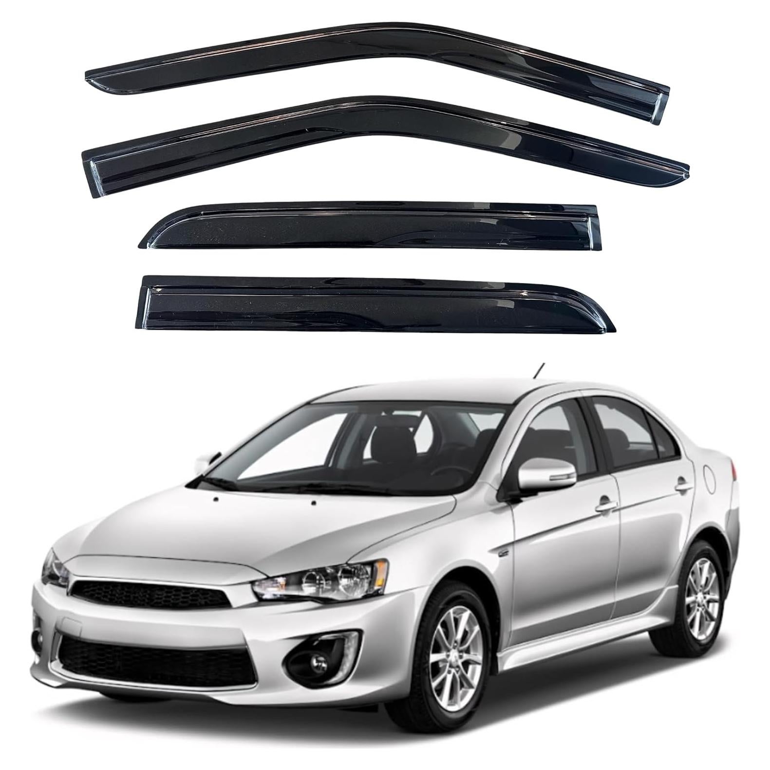 Viseras de Ventana KPY para Mitsubishi Lancer 2008-2017