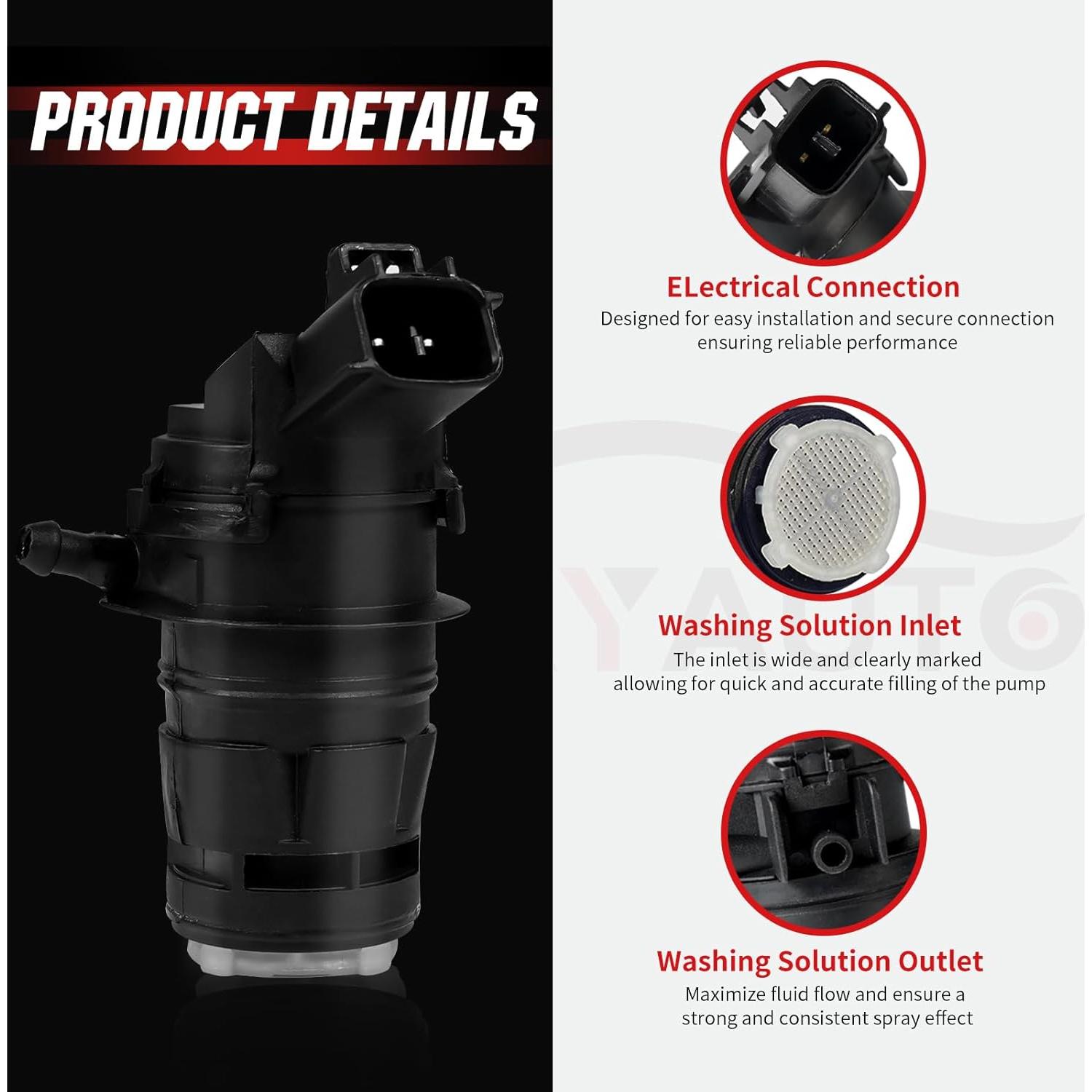 Bomba de Lavaparabrisas OTUAYAUTO 12V para Toyota y Lexus