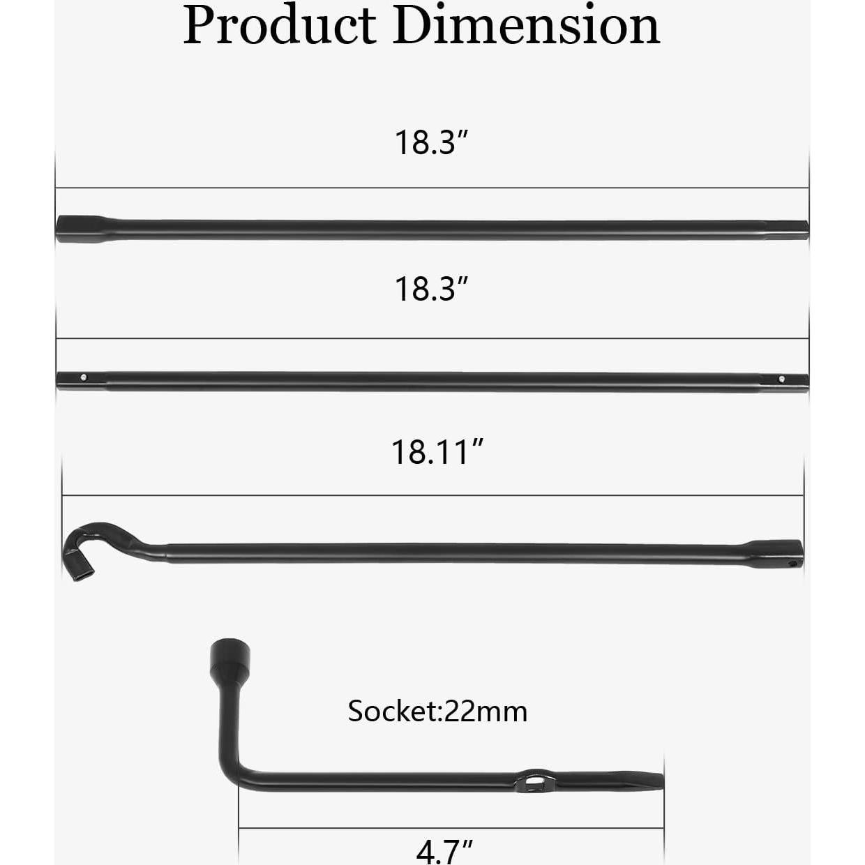 Kit de Herramientas para Neumático Luyao 2005-2022 Toyota Tacoma