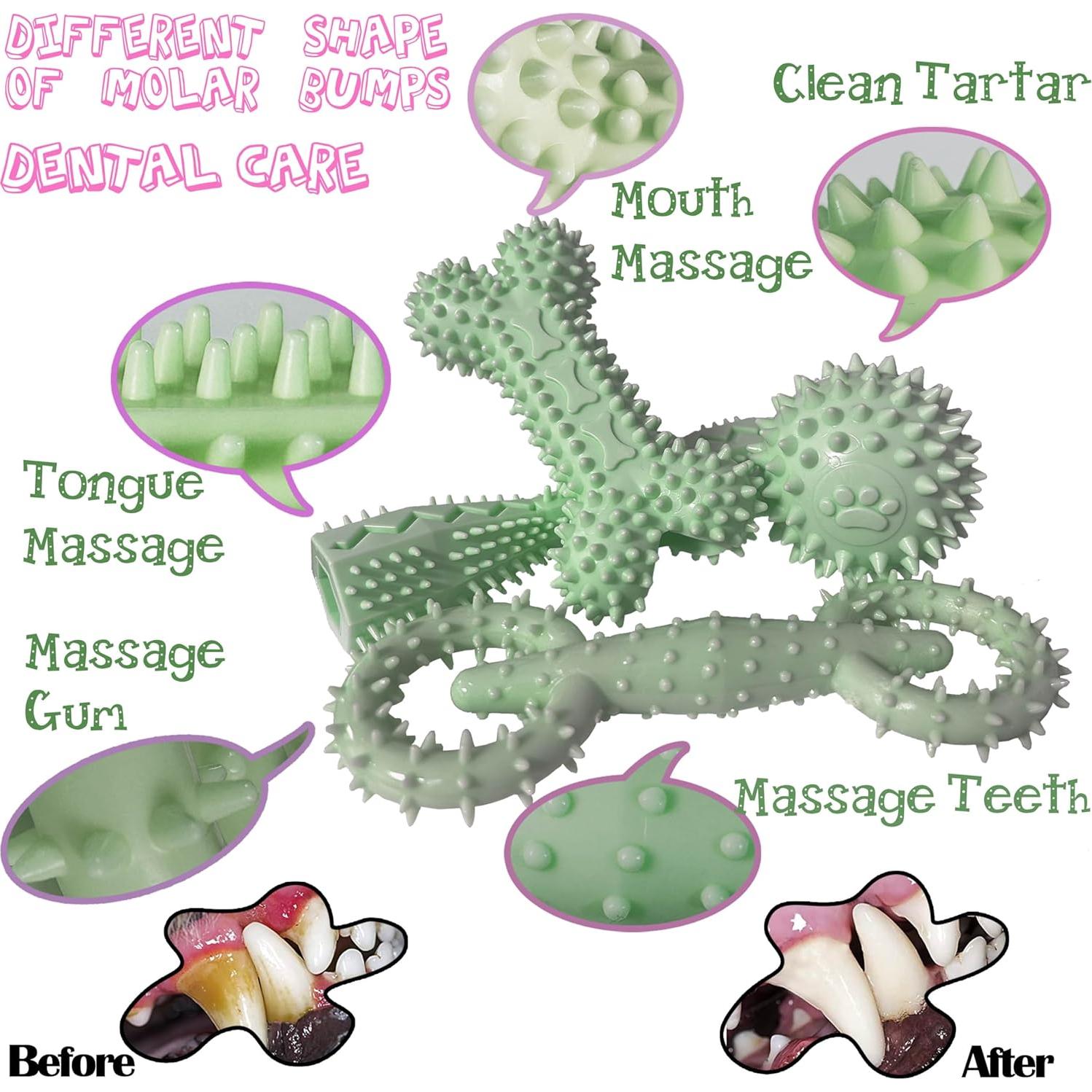 Paquete de 4 Juguetes para Cachorros Cdyzqikm - Masticar y Dentición