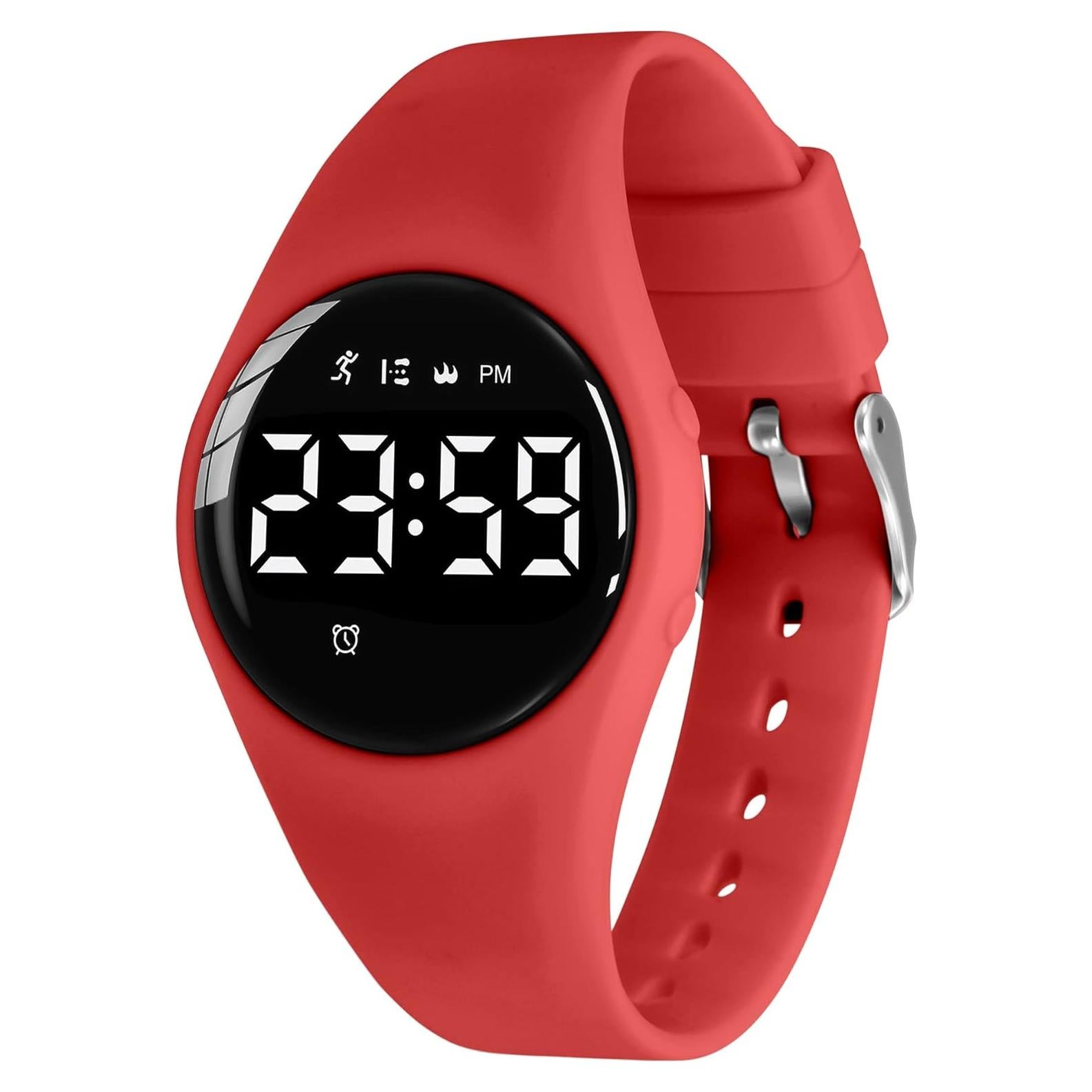 Reloj Digital NN BEN NEVIS para Niños 5-12 Años Rojo