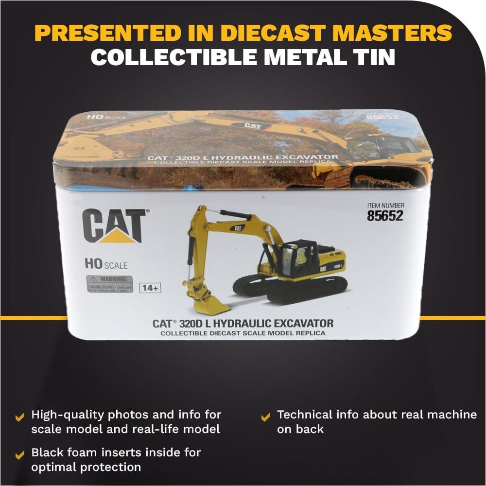 Excavadora Hidráulica Caterpillar 320D L Diecast Masters 1:87