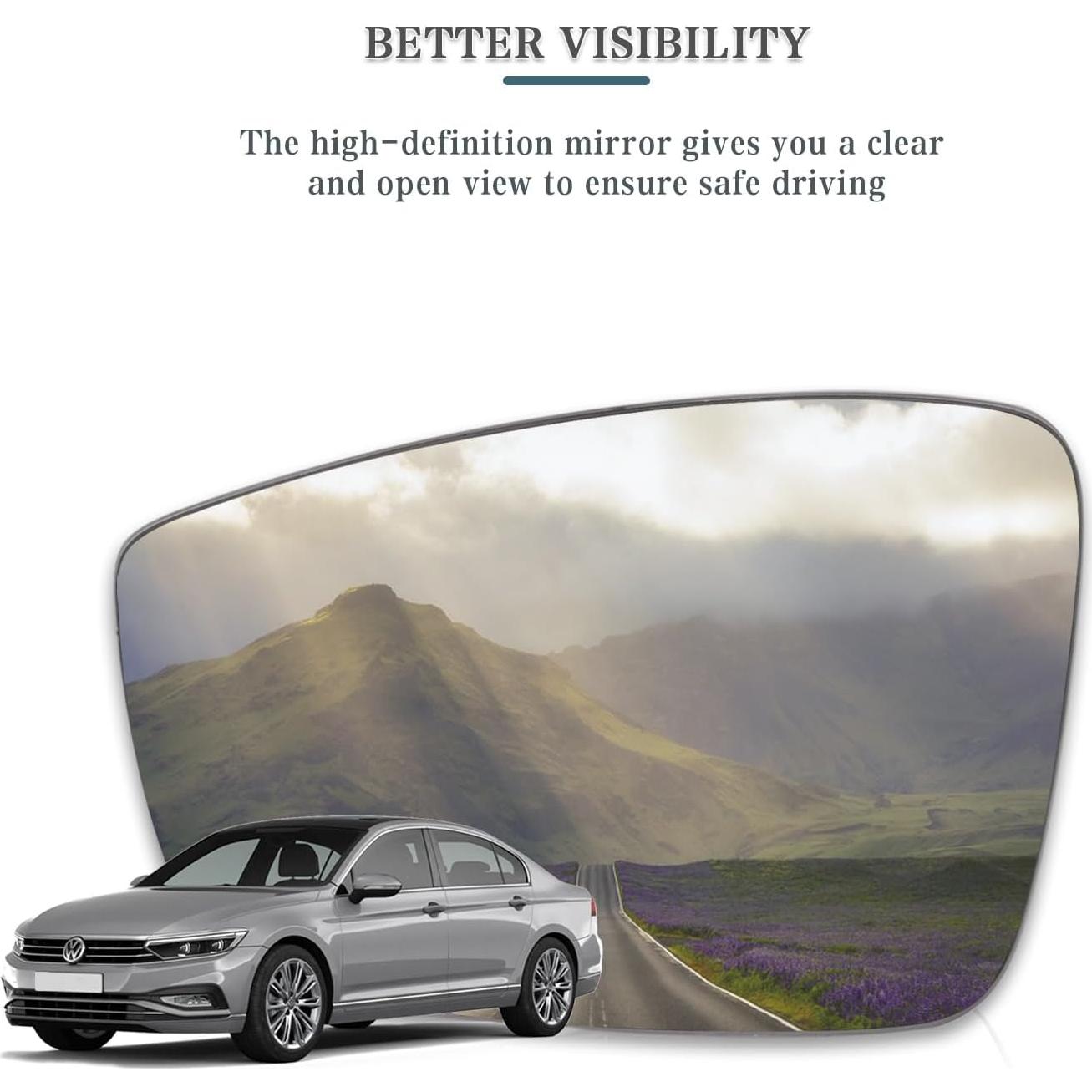 Espejo Lateral Calefaccionado Predep para VW Beetle Jetta Passat