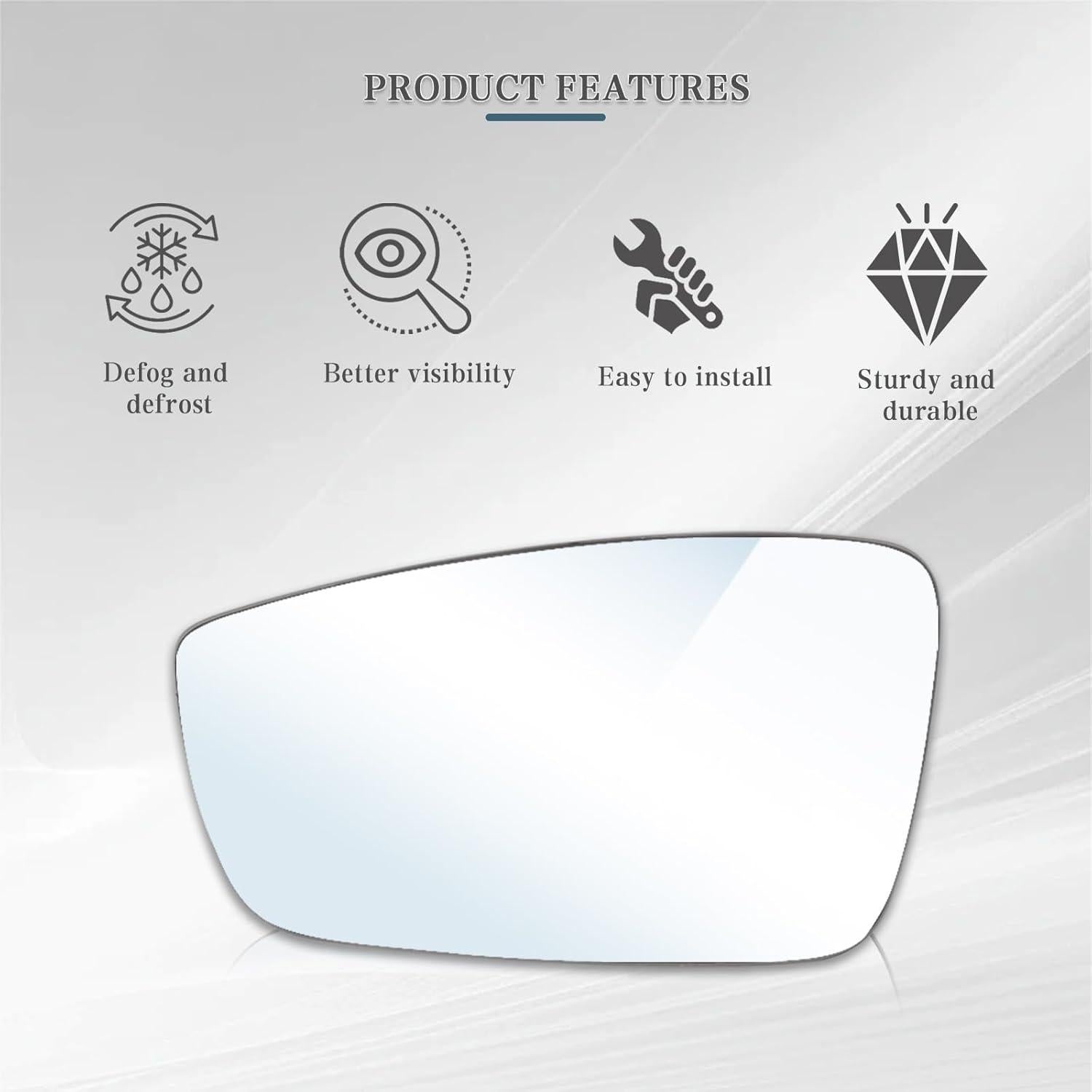 Espejo Lateral Calefaccionado Predep para VW Beetle Jetta Passat