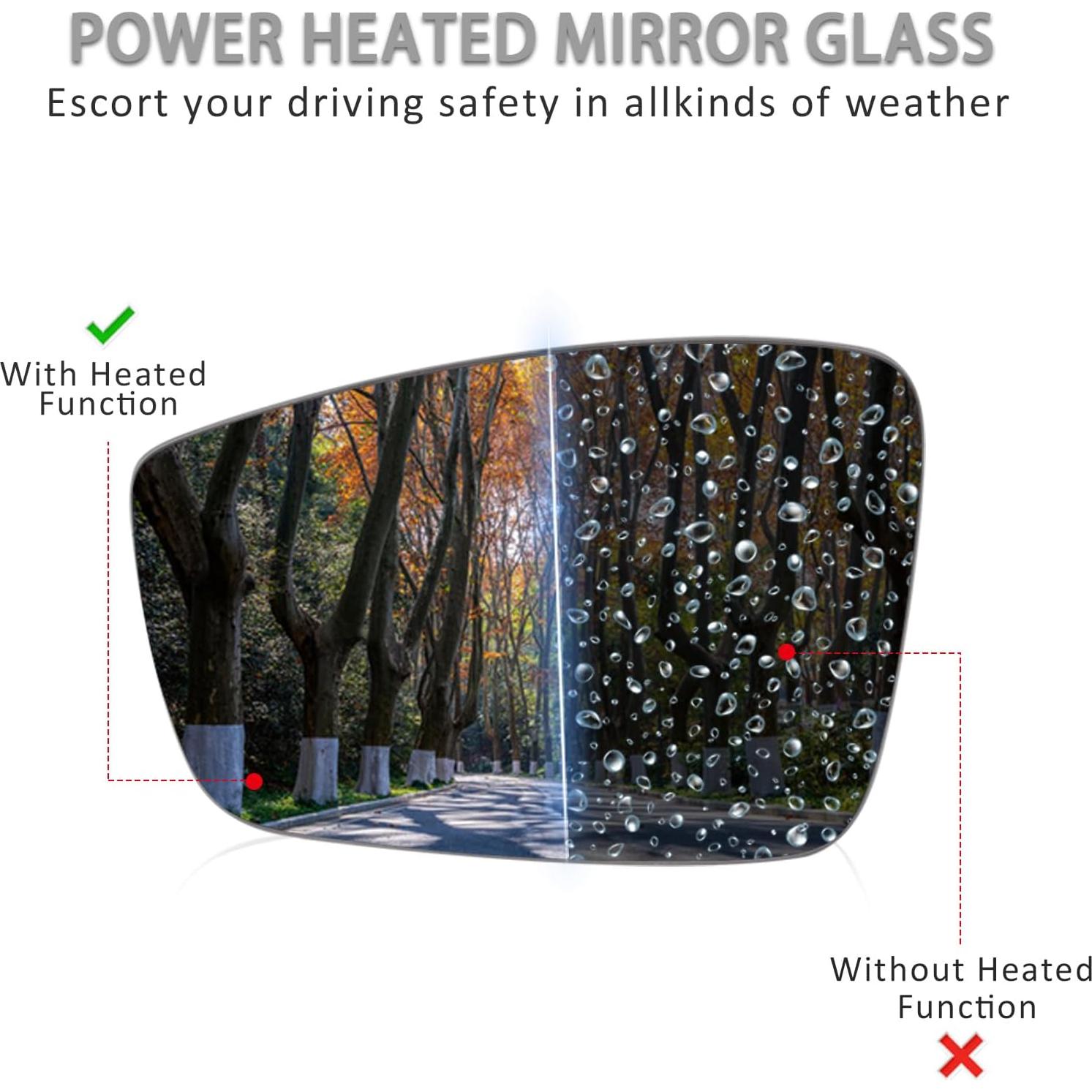 Espejo Lateral Calefaccionado Predep para VW Beetle Jetta Passat