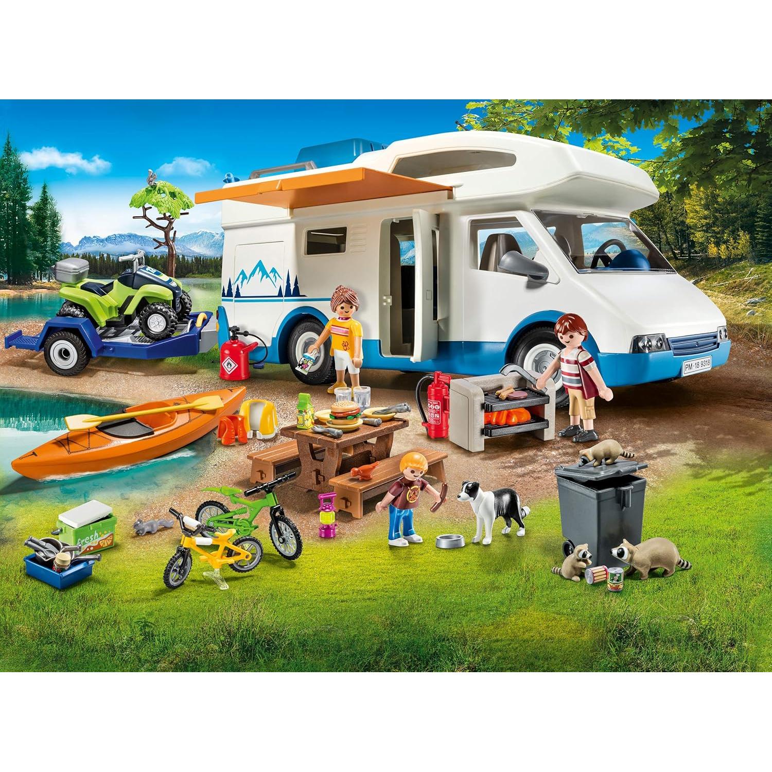 Playmobil Camping Mega Set Juguete para Niños 4-10 Años