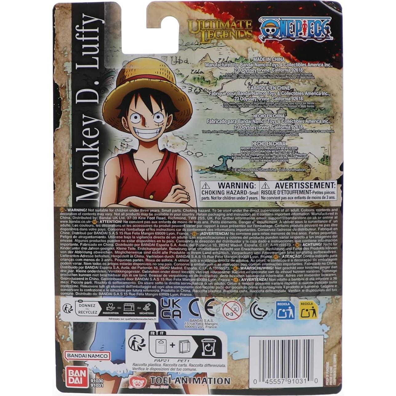 Figura de Acción Leyendas Ultimas Monkey D. Luffy 12.7 cm