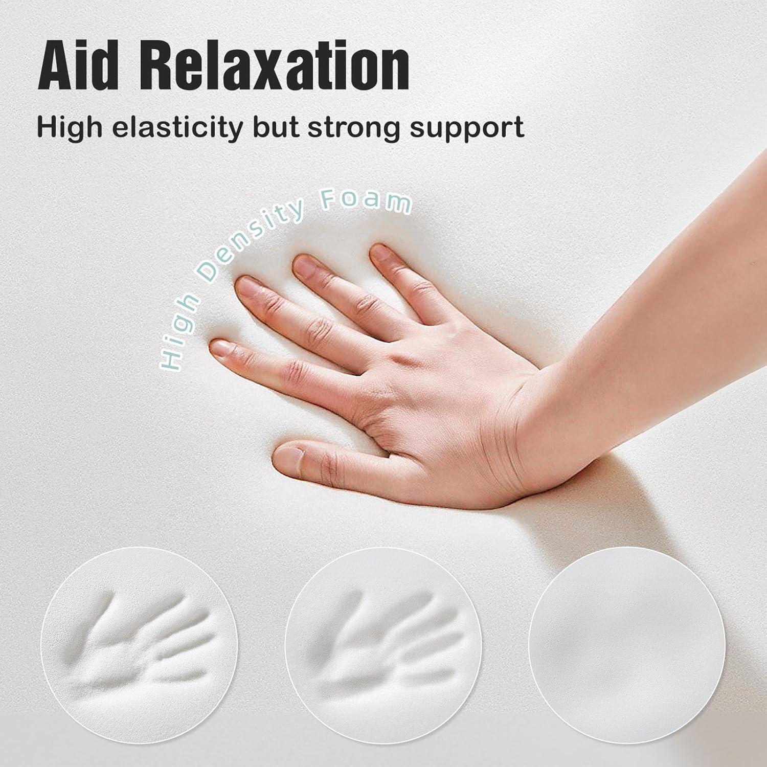 Almohada Elevadora para Pierna LightEase Espuma Viscoelástica 73.66x33.02cm