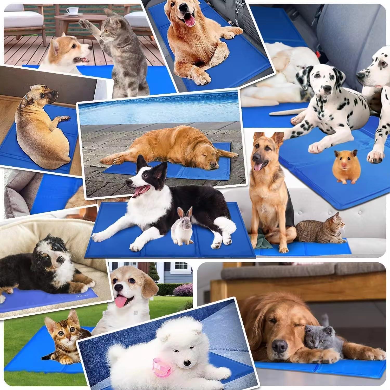 Reusable Gel Ice Pack for Sleeping, Relieve Headaches, Migraines, Fevers, Hot Flashes, Night Sweats, Perfect for Children, Adult, Pets，50 * 90cm (Super Large)