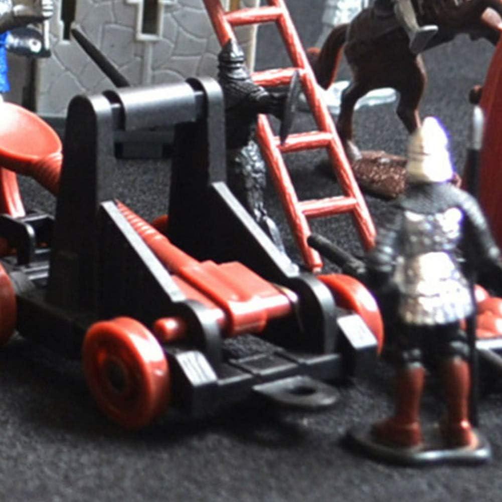 Medieval Castle Toy - Knights Soldiers Model Kit, DIY Assembled Castle Playset, Gift Set