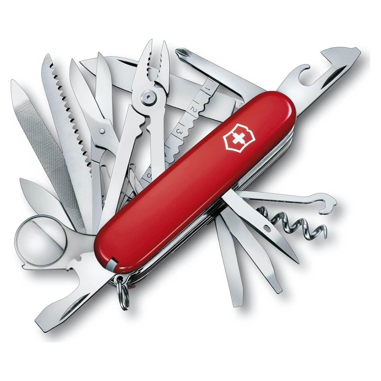 Cuchillo Suizo Victorinox Swiss Champ 33 Funciones - Rojo
