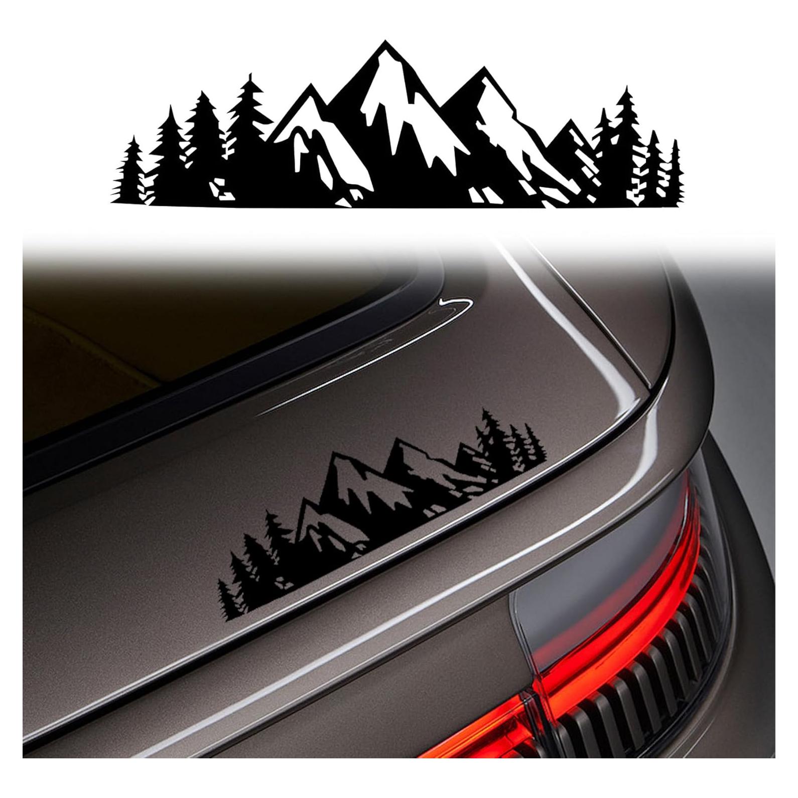 Calcomanía de Montaña de Nieve HAOBO para Auto - Impermeable