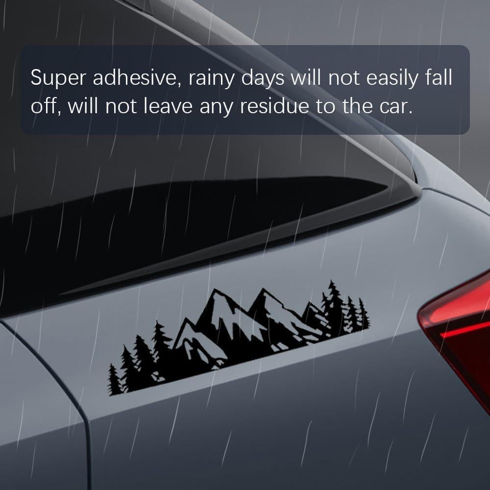 Calcomanía de Montaña de Nieve HAOBO para Auto - Impermeable