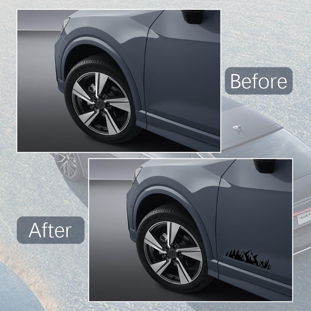 Calcomanía de Montaña de Nieve HAOBO para Auto - Impermeable