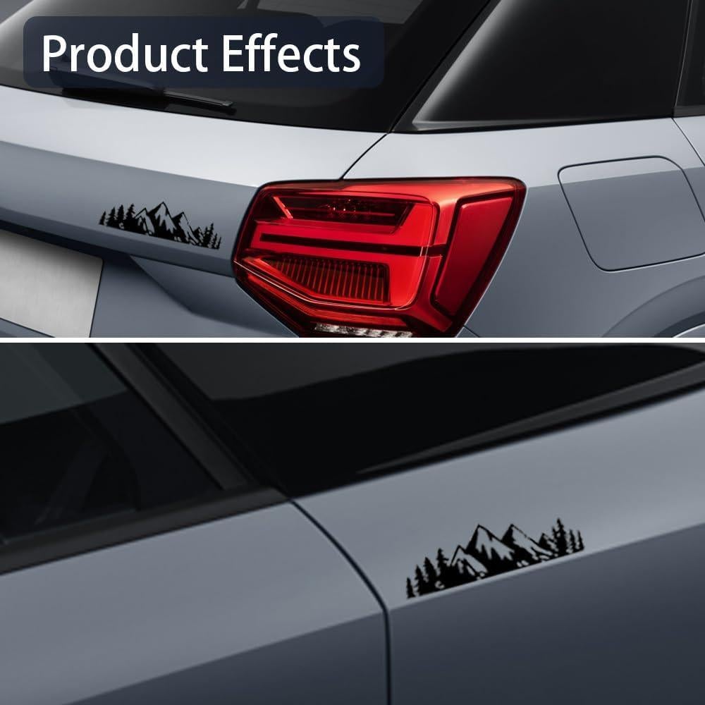 Calcomanía de Montaña de Nieve HAOBO para Auto - Impermeable