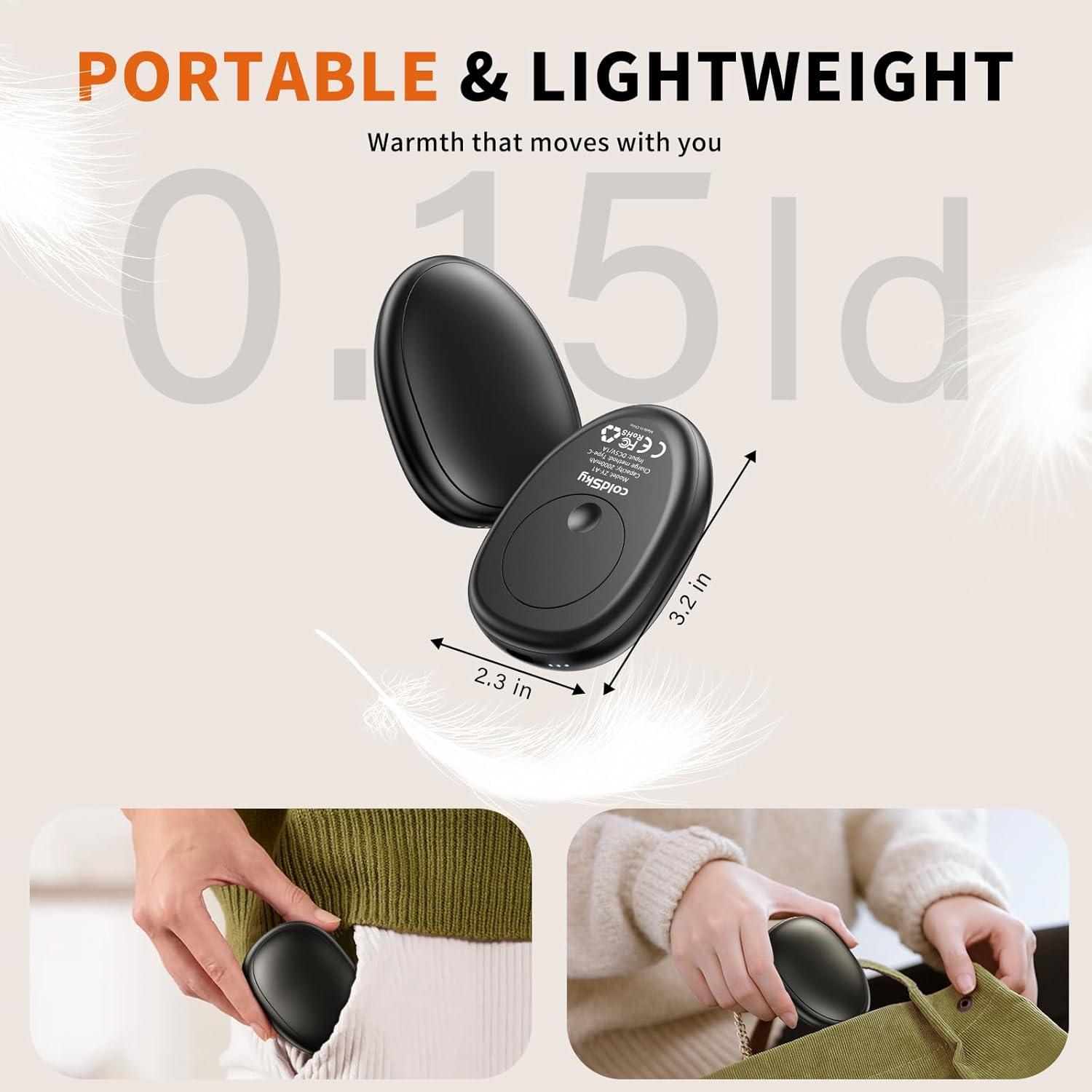 Calentador de Manos Recargable coldSky ZY-A1 3 Niveles Calor