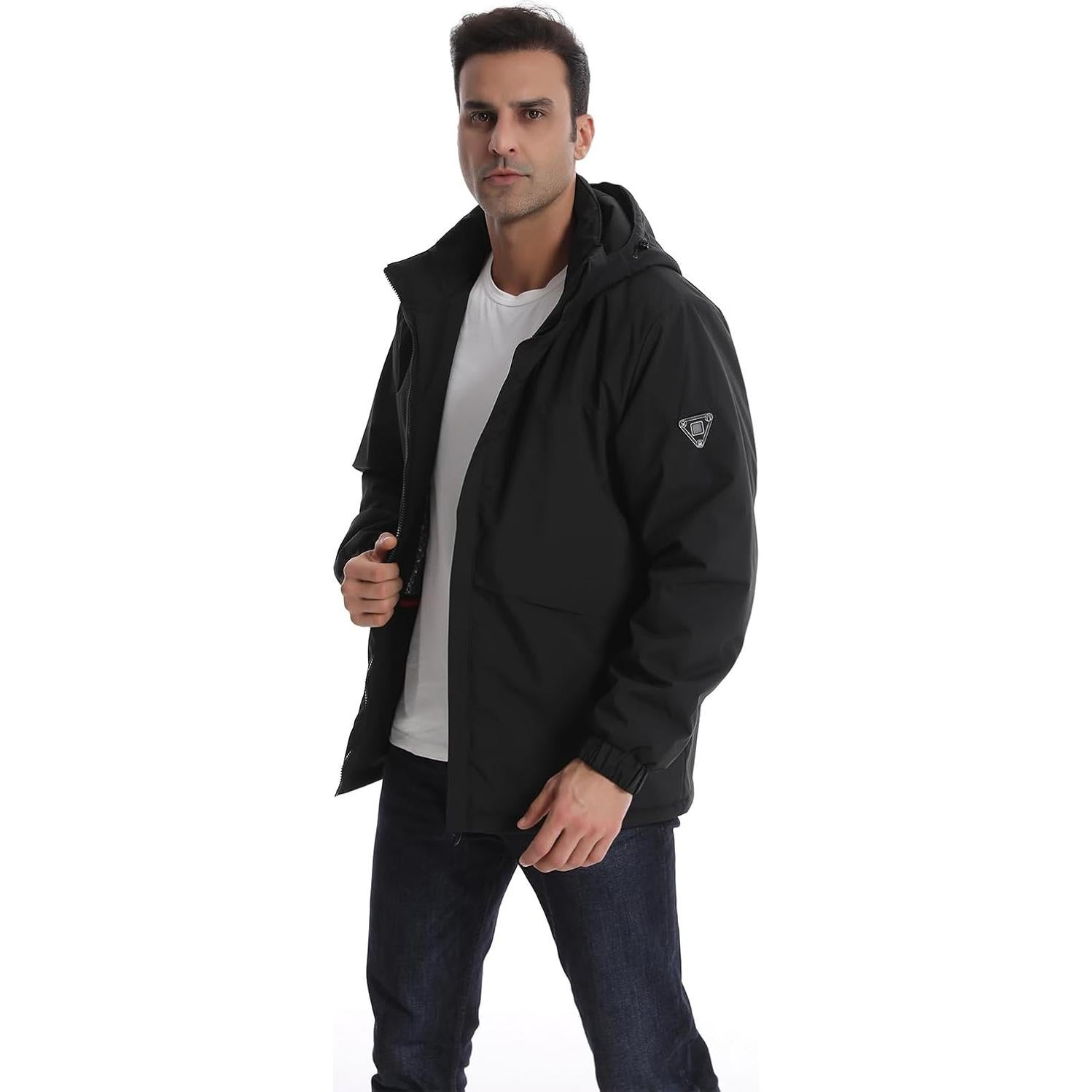 Chaqueta Calentada Hombre Goodiss GD-P32+ 4 Zonas Calor Negro
