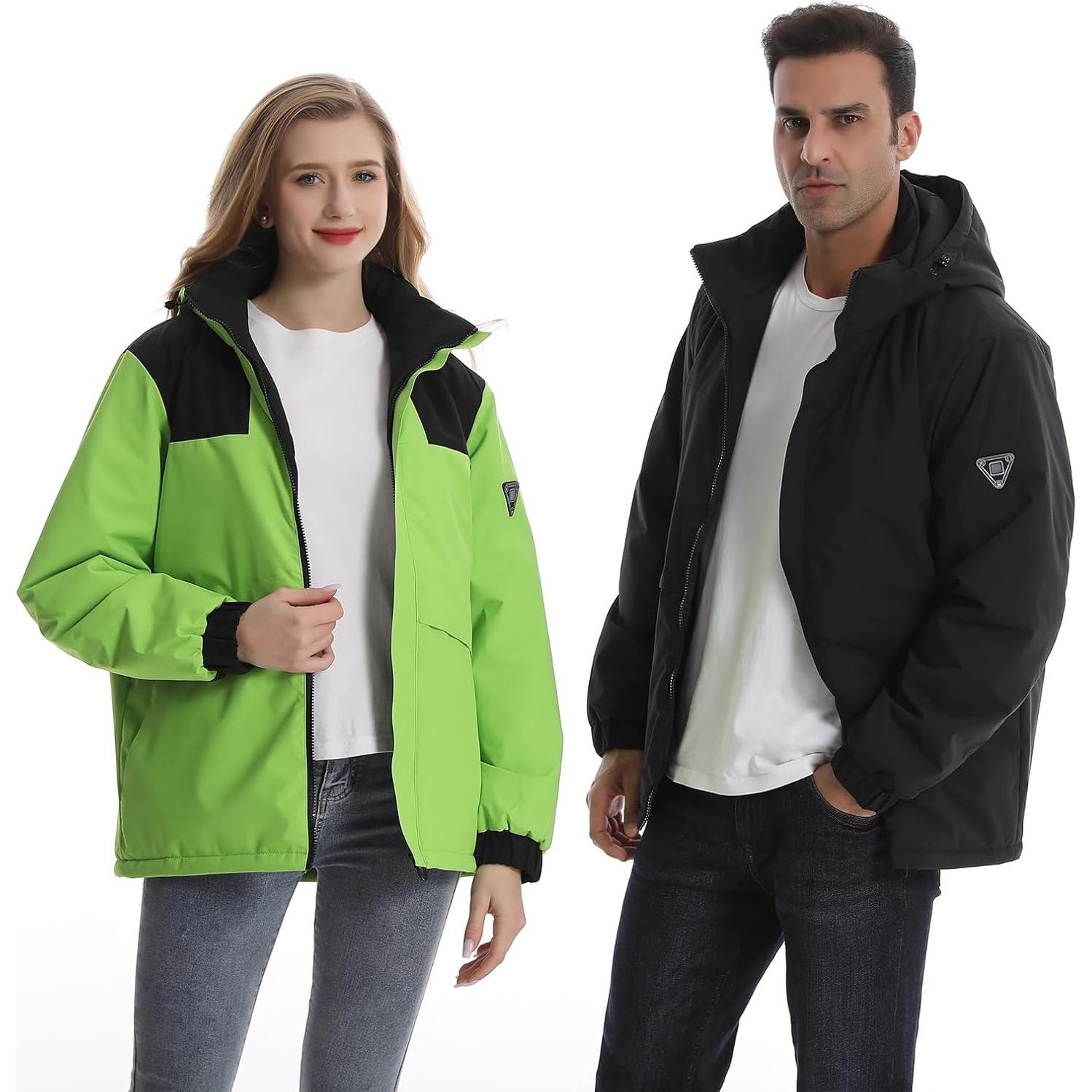 Chaqueta Calentada Hombre Goodiss GD-P32+ 4 Zonas Calor Negro