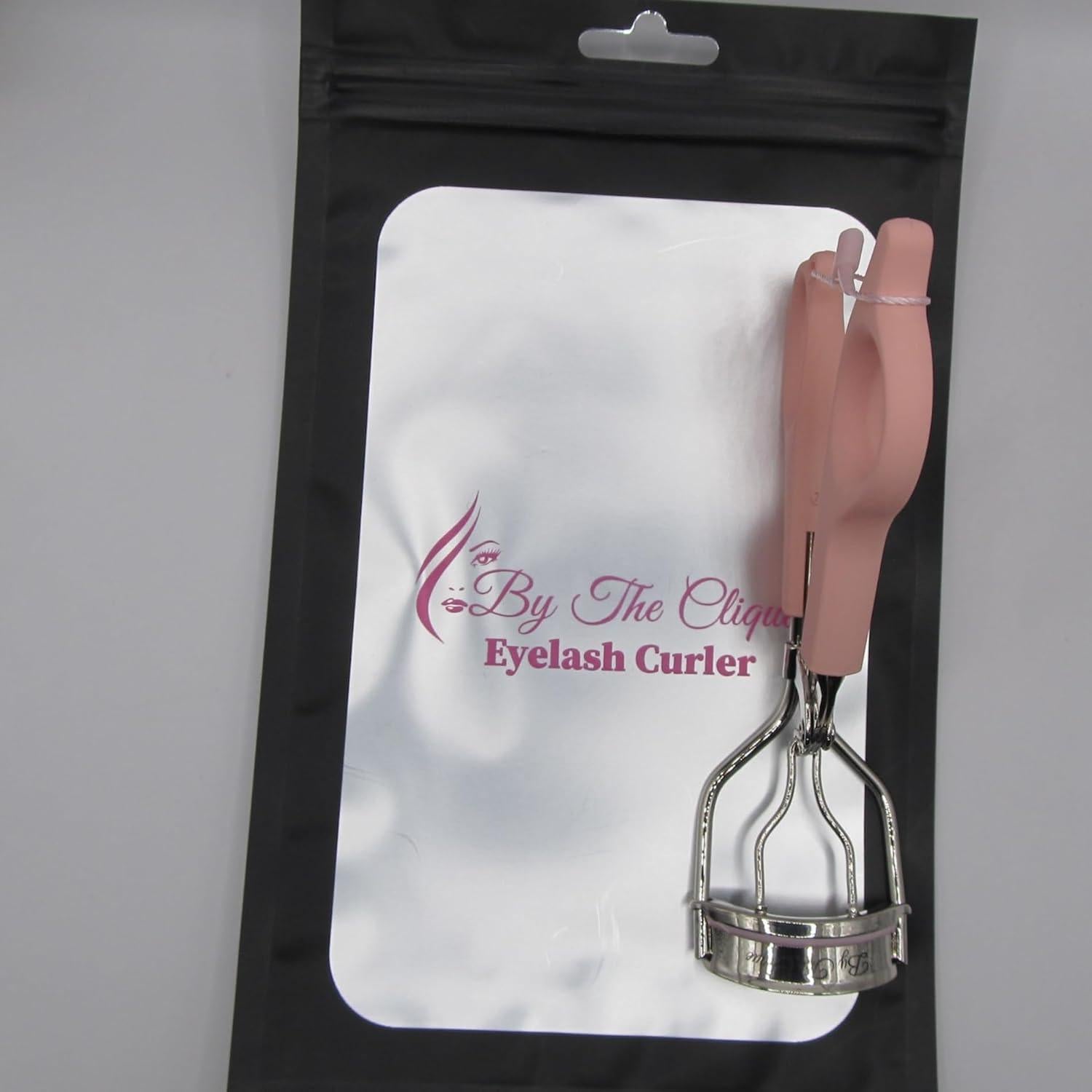 Rizador de Pestañas By The Clique Mini Rosa con Silicona