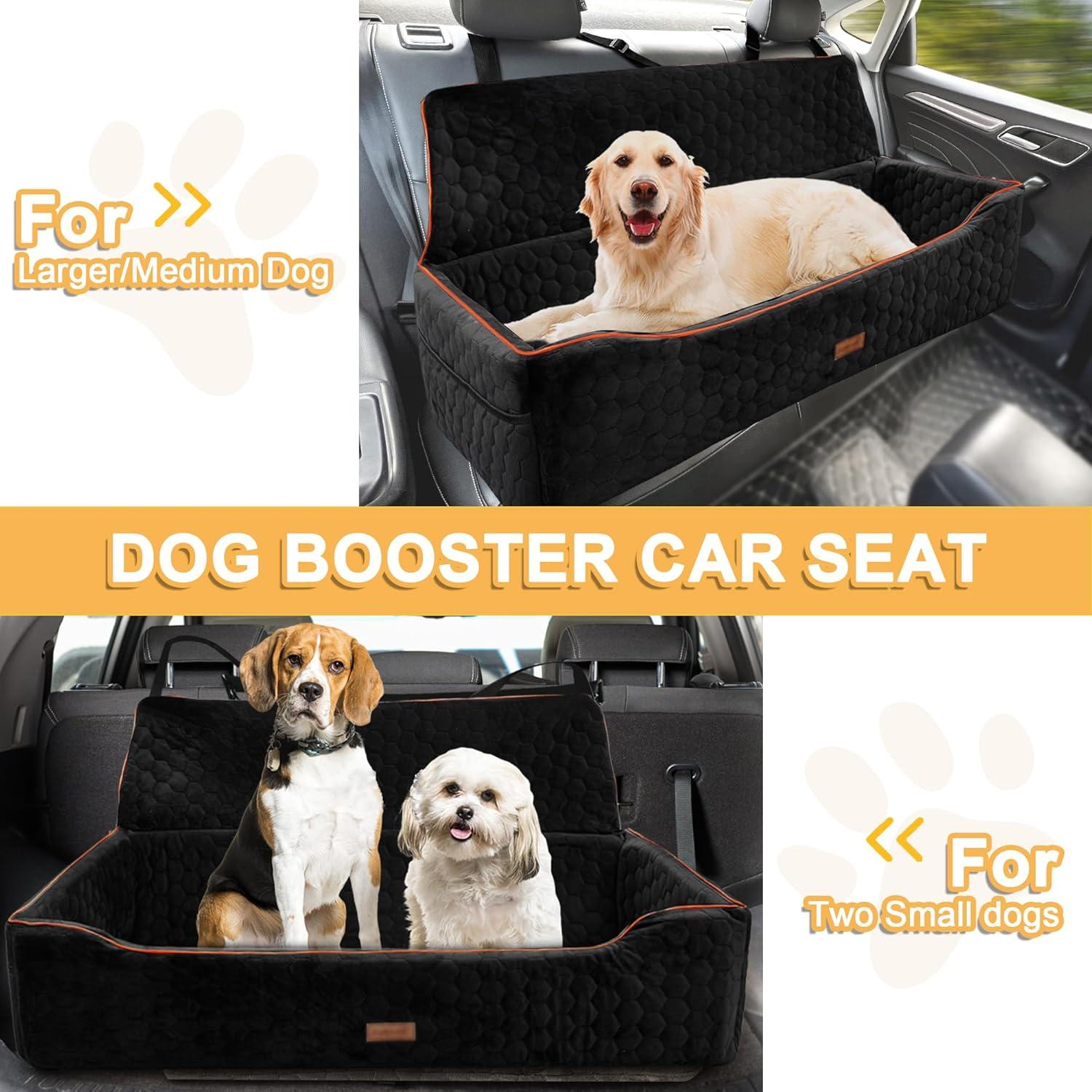 Asiento Elevador para Perros Grandes Melafa365 - Negro, 110x50x25cm