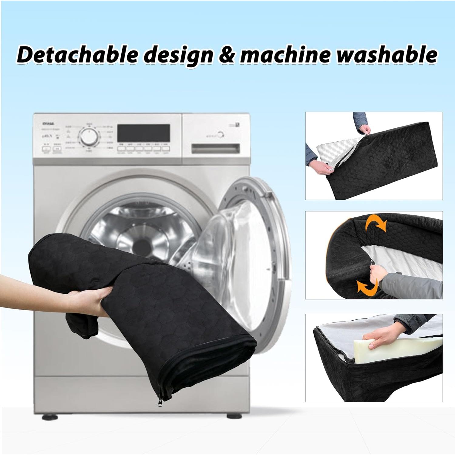 Asiento Elevador para Perros Grandes Melafa365 - Negro, 110x50x25cm