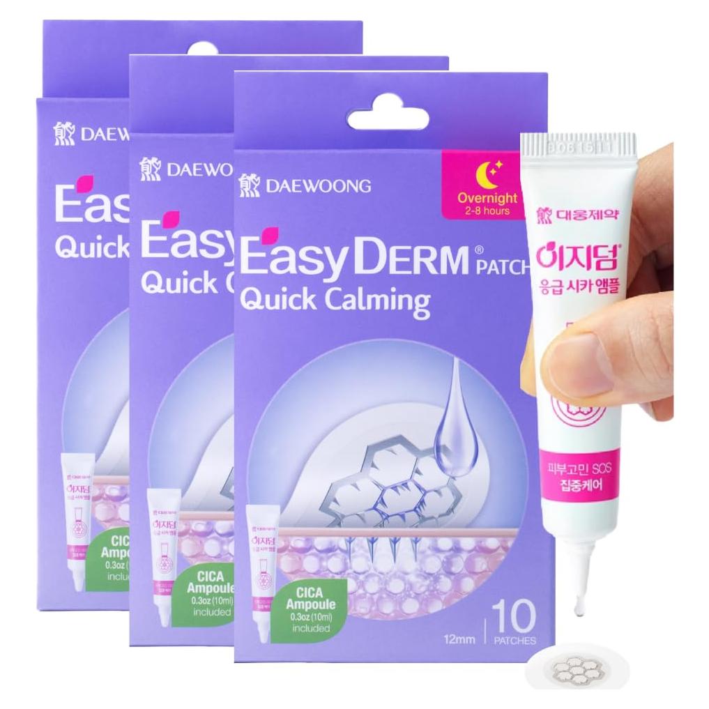 EasyDerm Parches Calmantes de Magnesio - 30 Parches Individuales