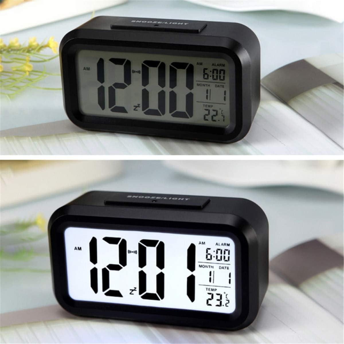 Reloj Despertador Digital TXY con Pantalla LCD y Snooze