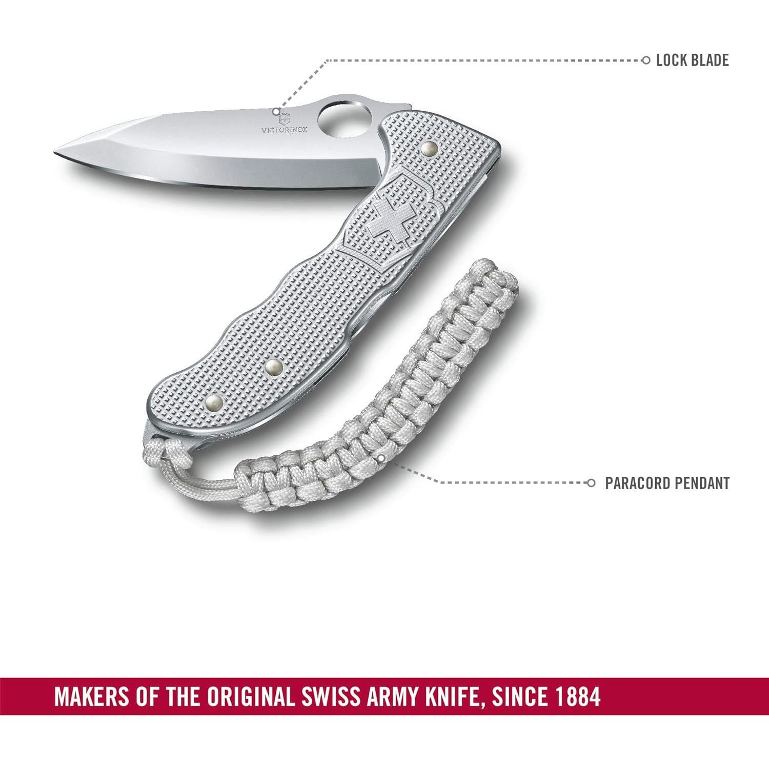 Cuchillo de bolsillo Victorinox Hunter Pro Alox 10.16 cm - Plata