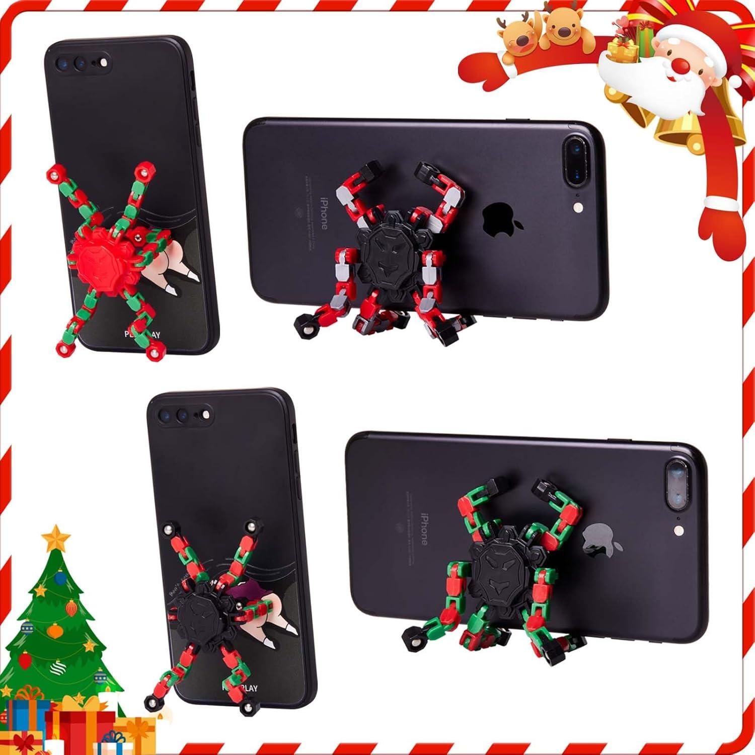 Spinners Antiestrés Navideños Gokeey 4 Piezas 11.94 cm