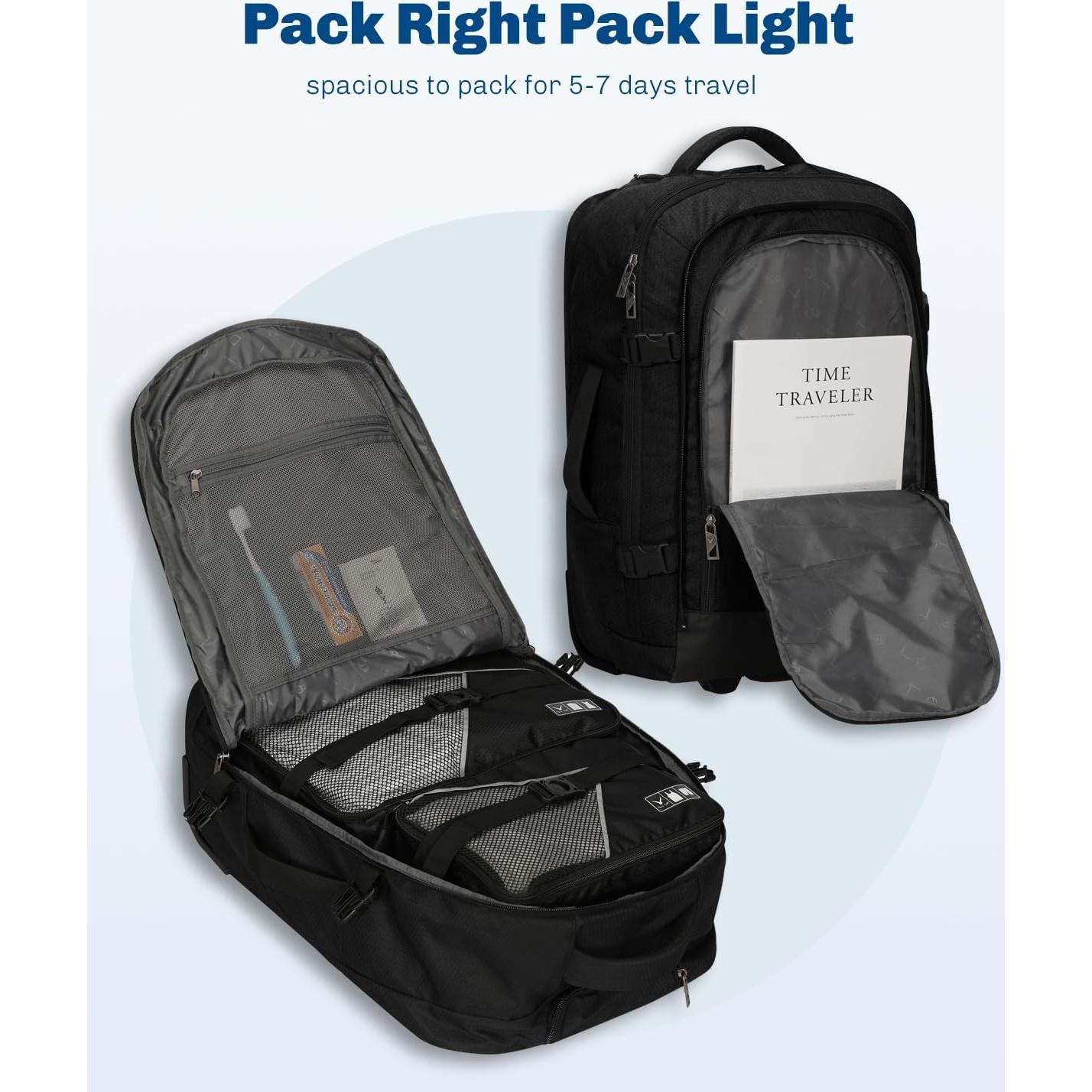 Mochila Rodante Hynes Eagle 2 en 1 63L Aprobada para Vuelo