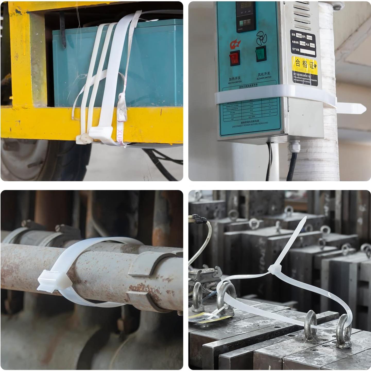 Bridas Negras Pesadas Armpow 12" 80 PCS 250 LBS Nylon