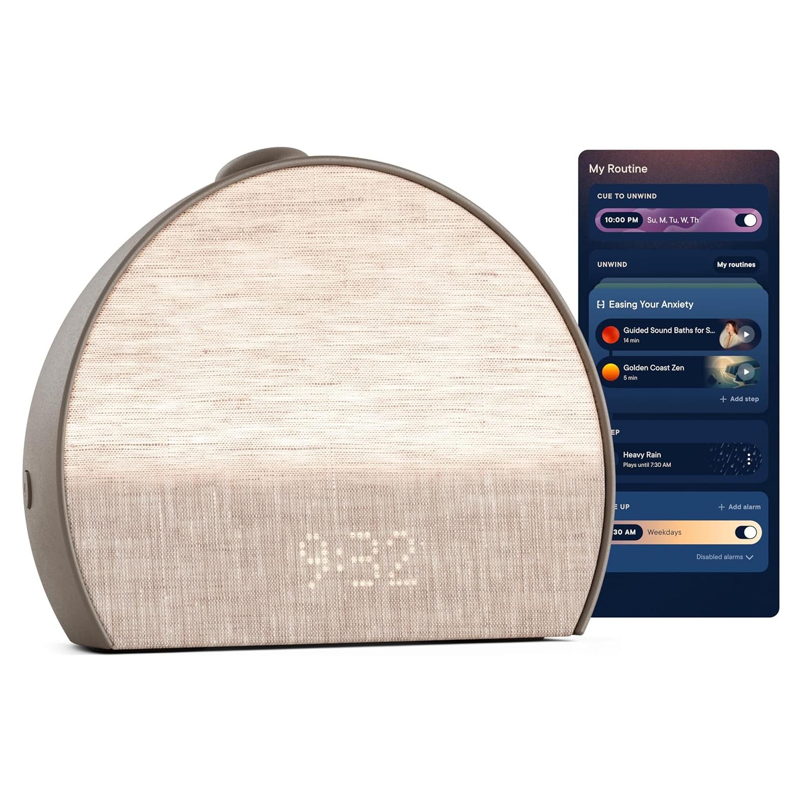 Reloj Despertador Hatch Restore 3 Luz y Sonido Cocoa