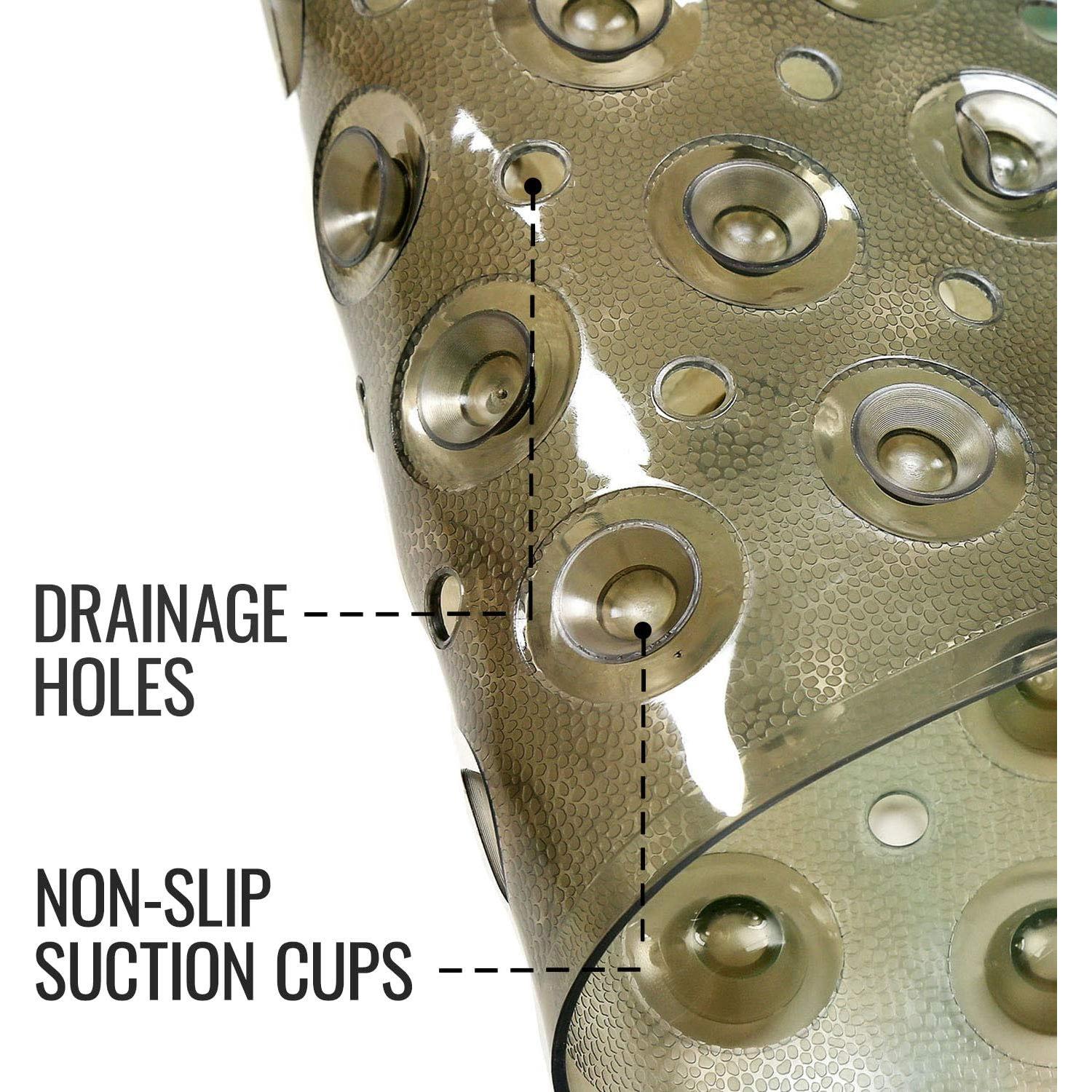 Alfombrilla de Baño Antideslizante HealthSmart 101.6x39.4cm Gris