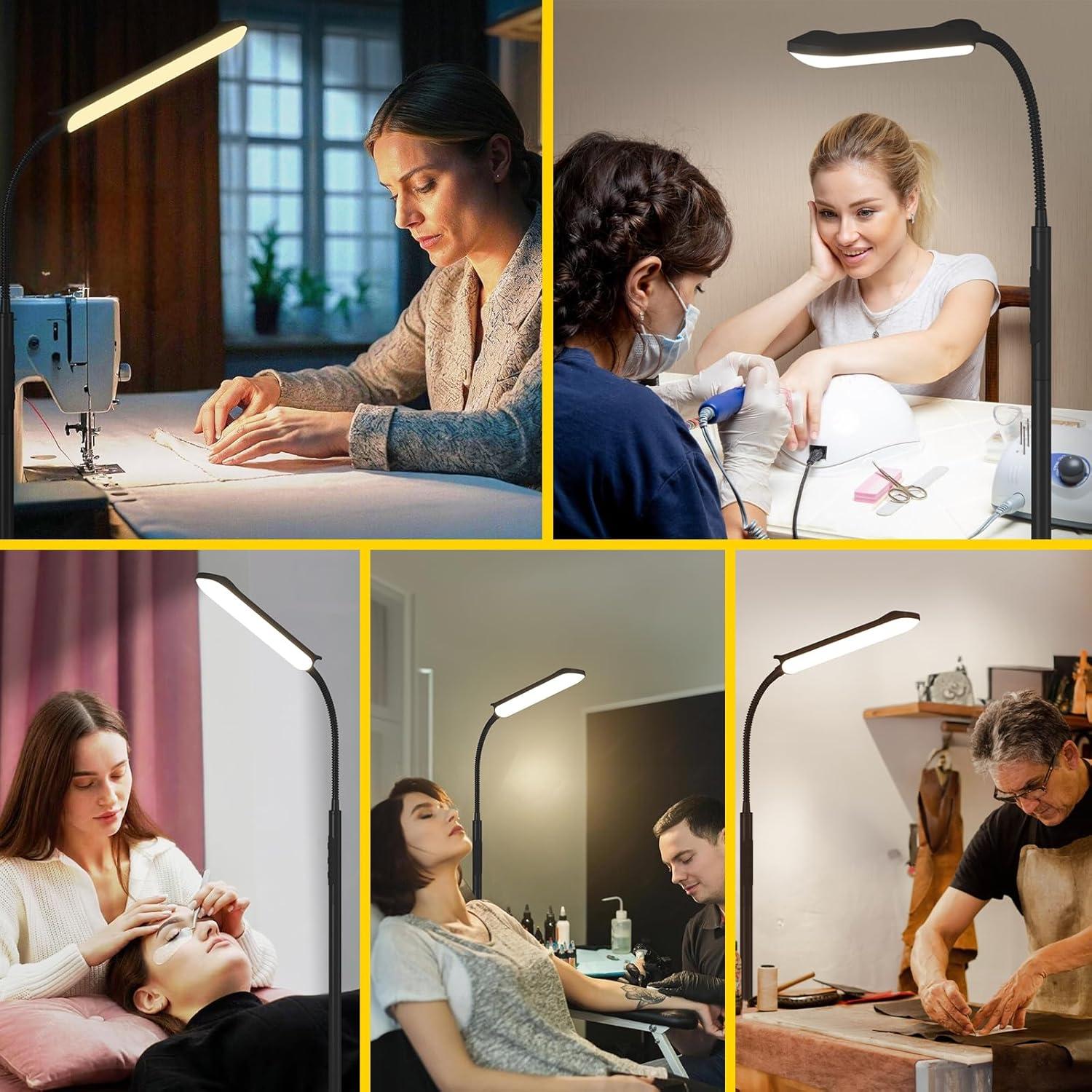 Lámpara de Pie LED Aisutha 18W Ajustable Control Remoto