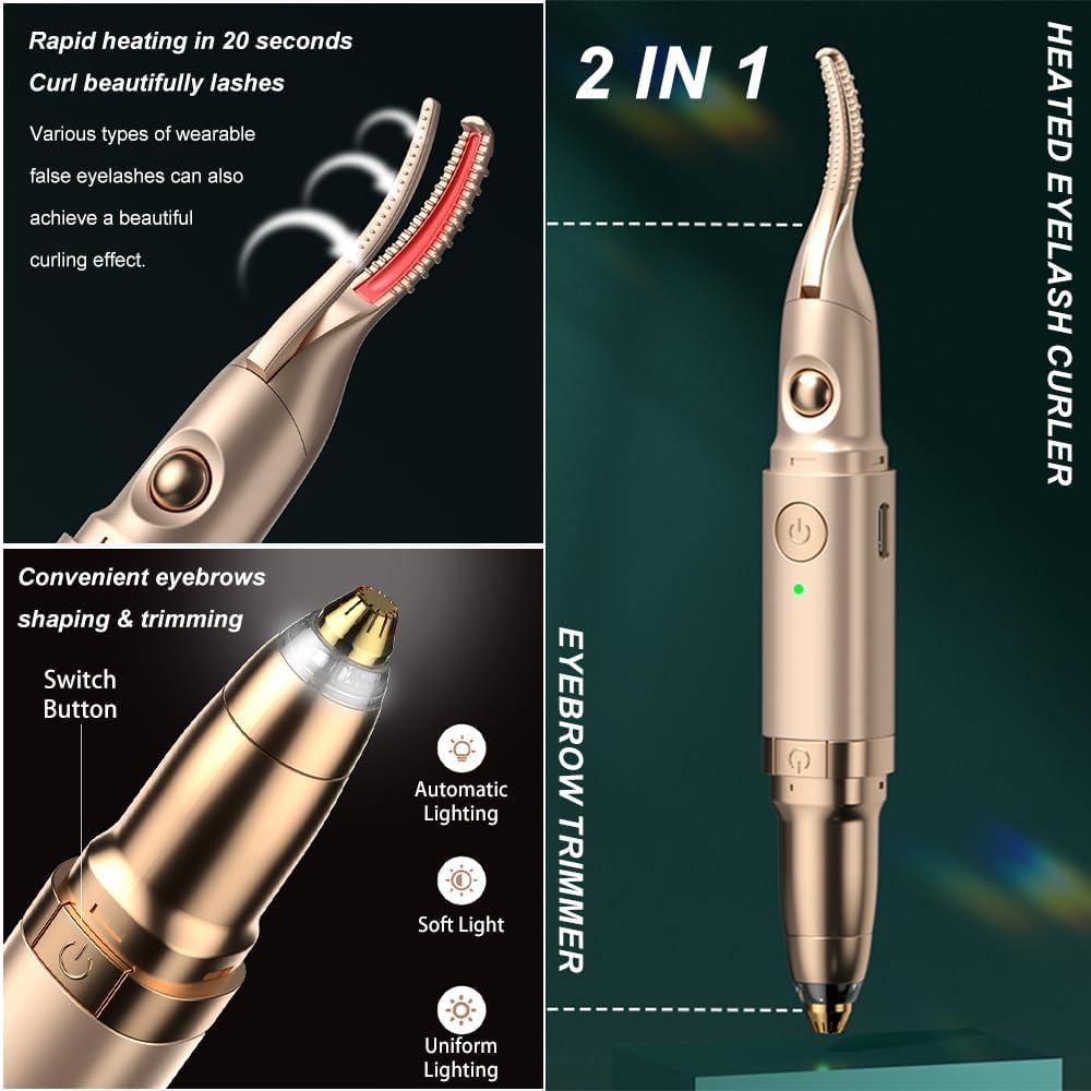 Rizador de Pestañas Eléctrico BrilliantRay 2 en 1 USB
