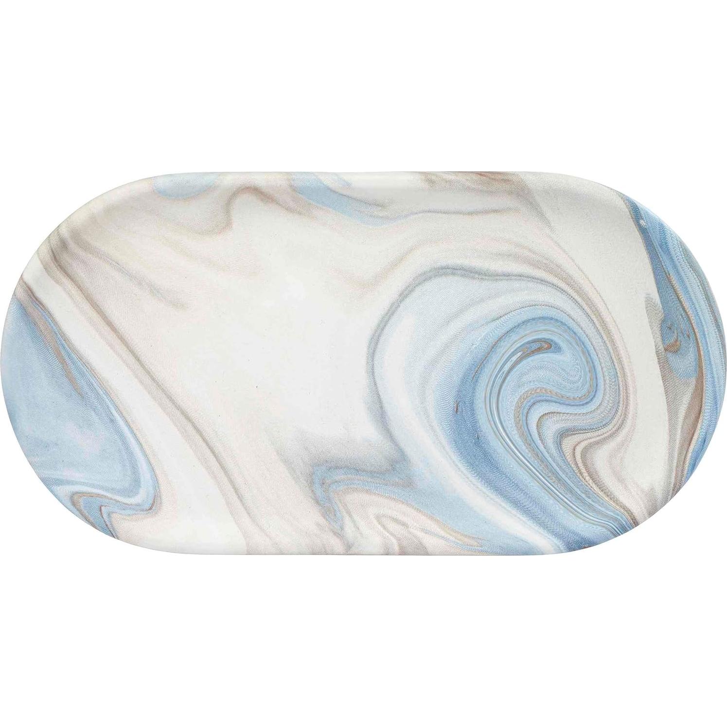 Bandeja de tocador Avanti Linens Waves Azul 26.4x2.5cm