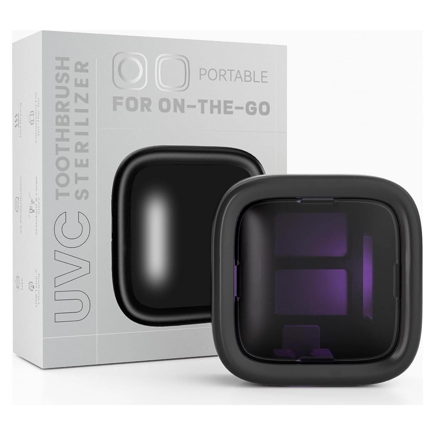 Desinfectante UV-C para Cepillos de Dientes SwanKiss Negro