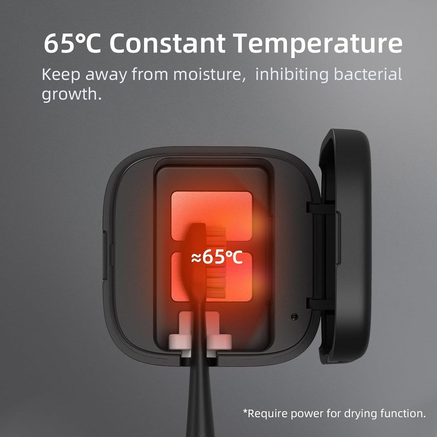 Desinfectante UV-C para Cepillos de Dientes SwanKiss Negro