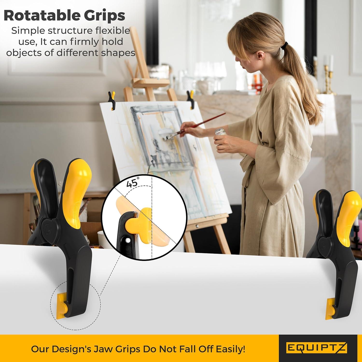 Pinzas de resorte EQUIPTZ 3" (7.62 cm) - Paquete de 20