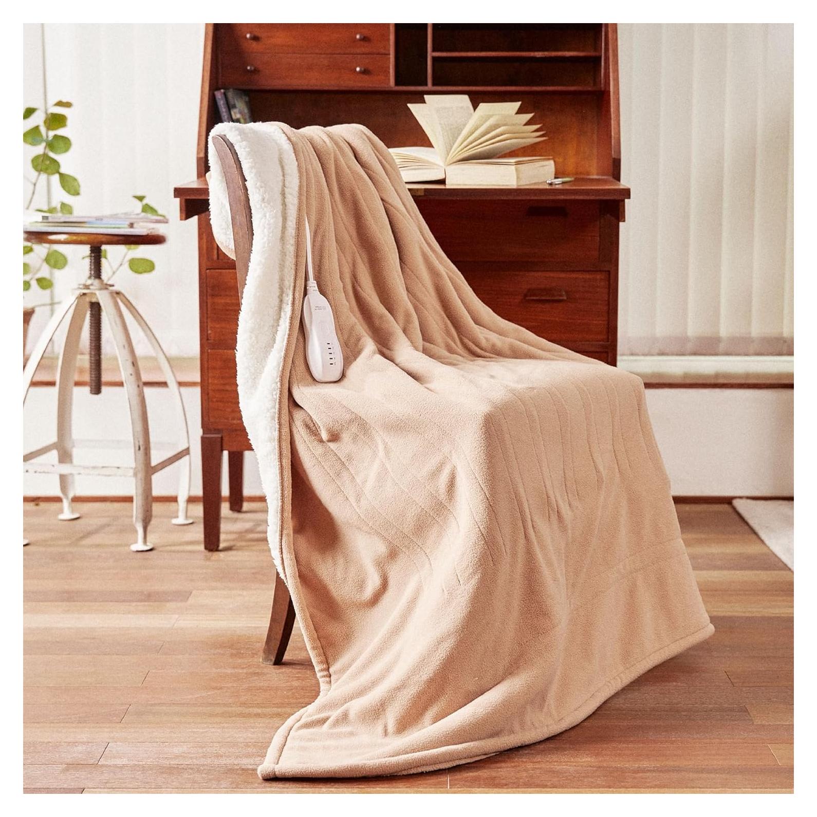 Manta Eléctrica Aheadpret 50x60 cm Suave 5 Niveles Calor