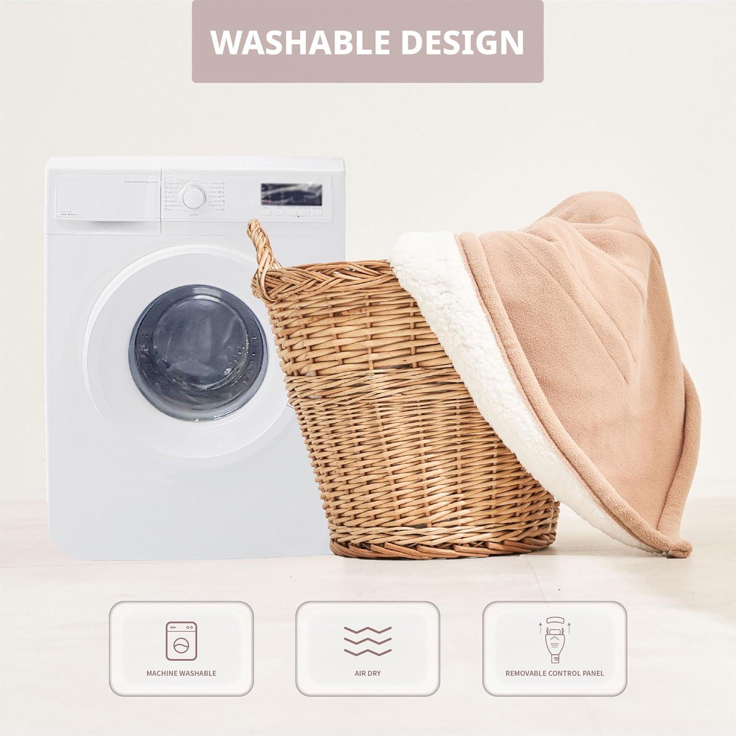 Manta Eléctrica Aheadpret 50x60 cm Suave 5 Niveles Calor